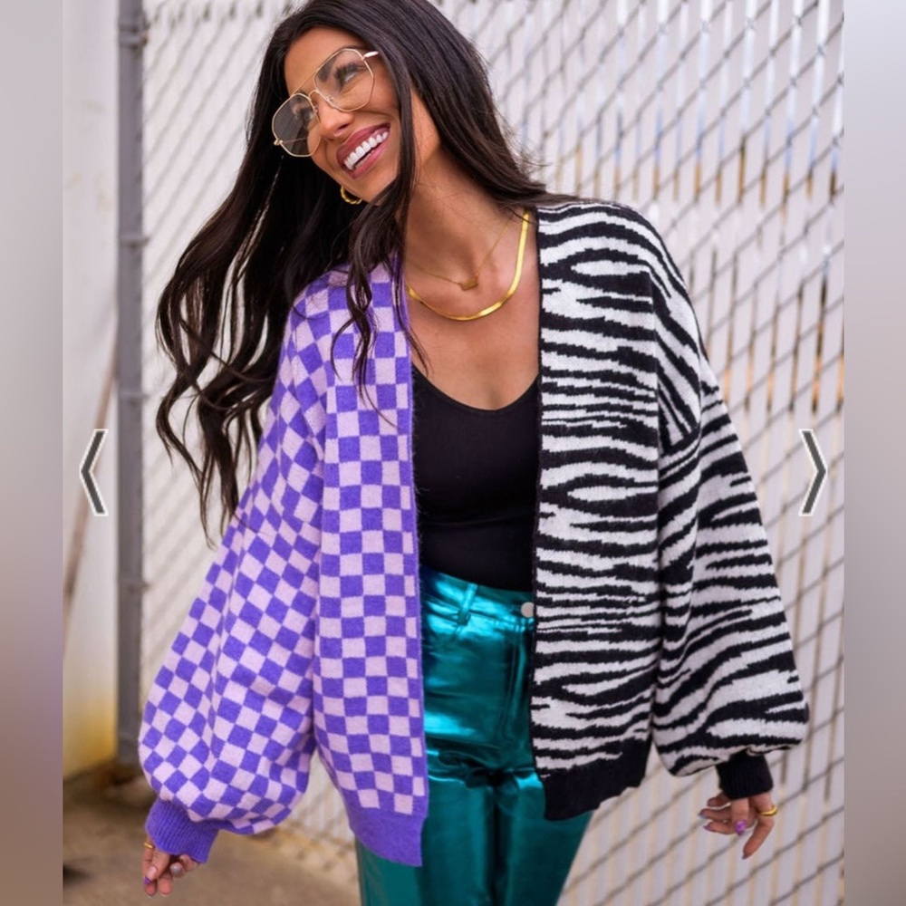LALA ORIGINAL: Future Self Half & Half Cardigan